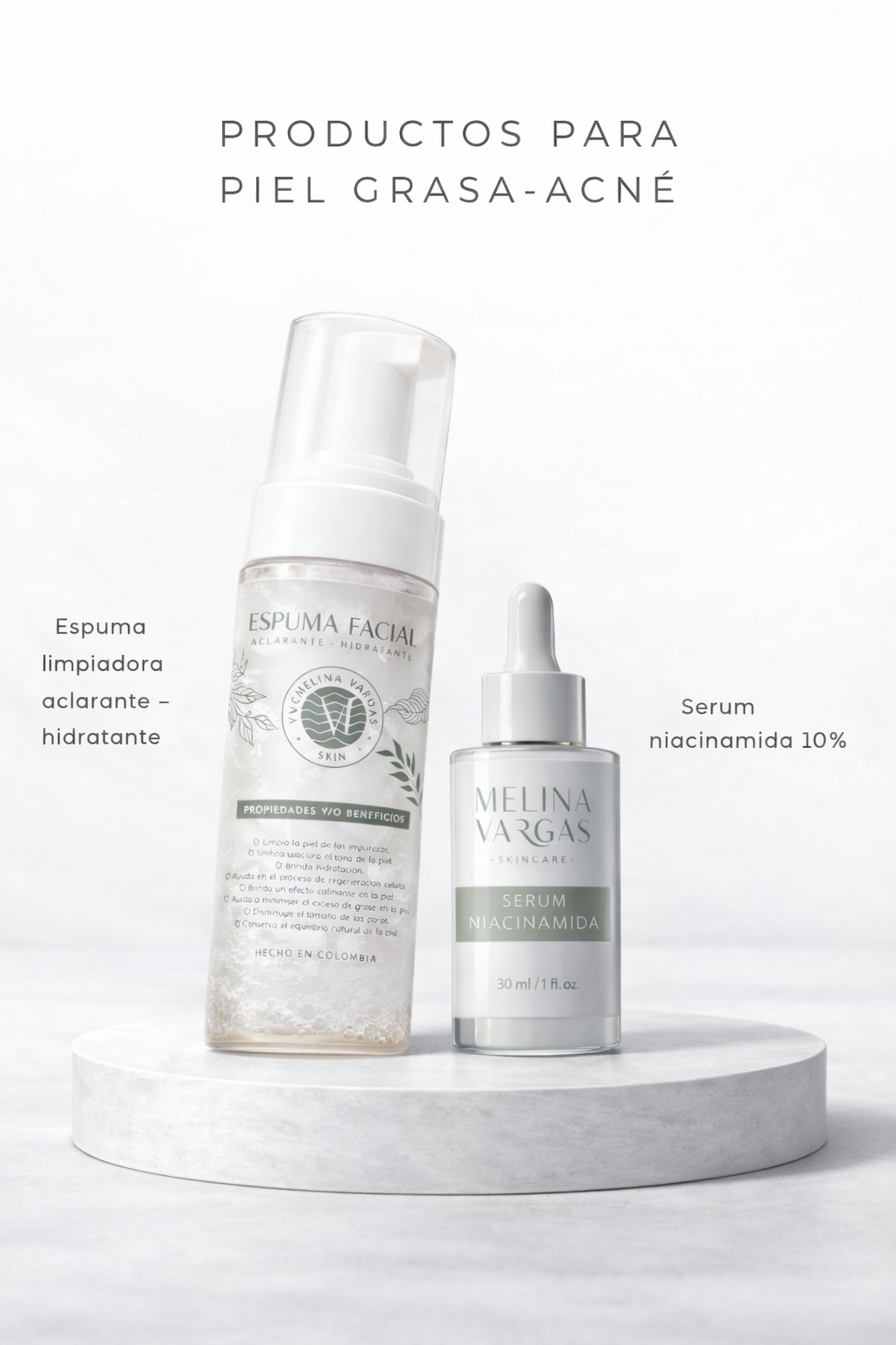 Sérum Niacinamida 10% – Piel sin acné, poros menos visibles y tono uniforme