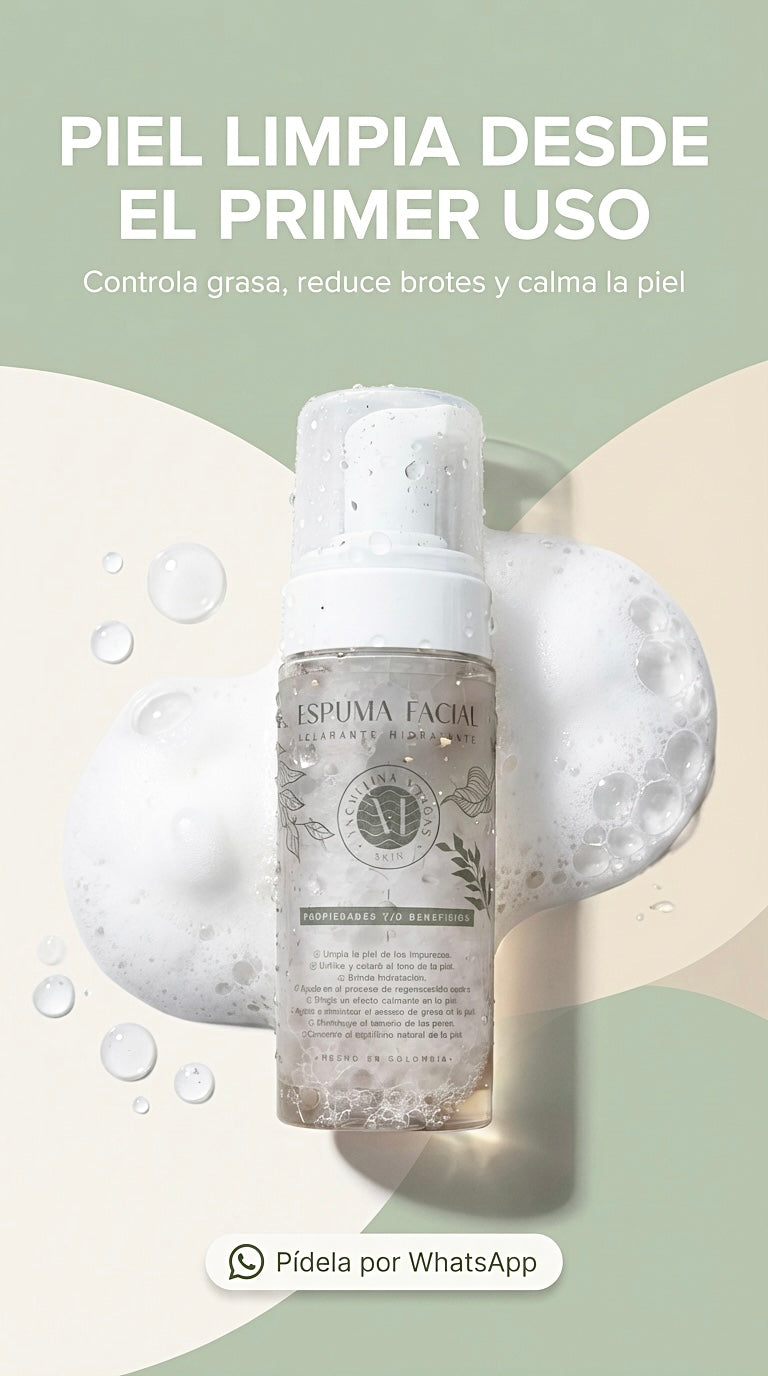 Espuma Purificante para Acné – Controla grasa y brotes desde el primer uso